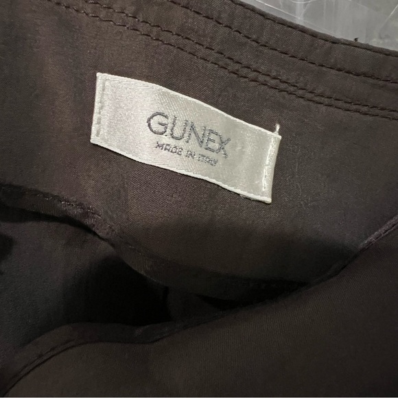 Gunex 6 Made in Italy 100% Cotton Brown Fall Maxi Midi Length Skirt B3 - Picture 5 of 7